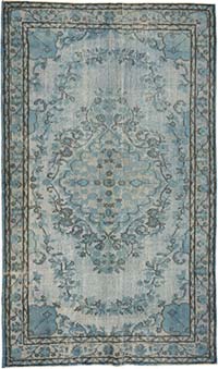 Hand Carved Over-Dyed Rug - 6'  x 10'  (72" x 120")