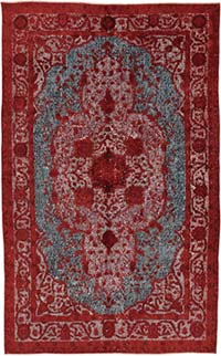 El Oyması Boyalı Halı - 153 cm x 248 cm