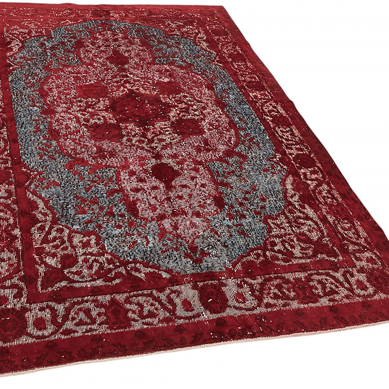 Hand Carved Over-Dyed Rug - 5'  x 8' 2" (60" x 98") - K0080783