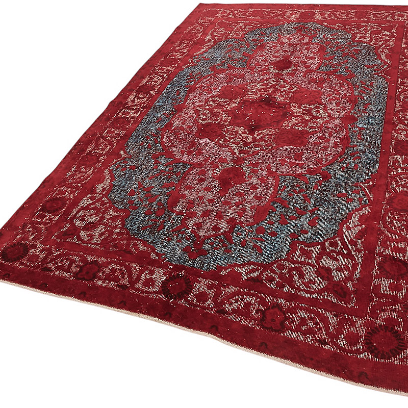 Hand Carved Over-Dyed Rug - 5'  x 8' 2" (60" x 98") - K0080783