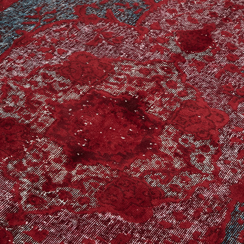 Hand Carved Over-Dyed Rug - 5'  x 8' 2" (60" x 98") - K0080783