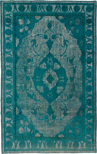 Alfombra Tallada a Mano Sobre Teñida - 223 cm x 358 cm