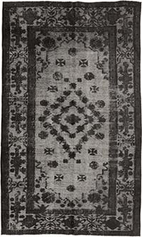Hand Carved Over-Dyed Rug - 6'  x 10' 5" (72" x 125")