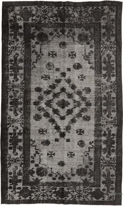 Hand Carved Over-Dyed Rug - 6'  x 10' 5" (72" x 125")