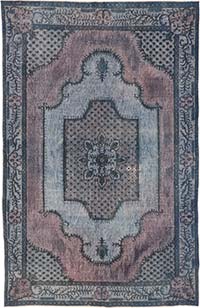 Hand Carved Over-Dyed Rug - 6' 3" x 9' 10" (75" x 118")