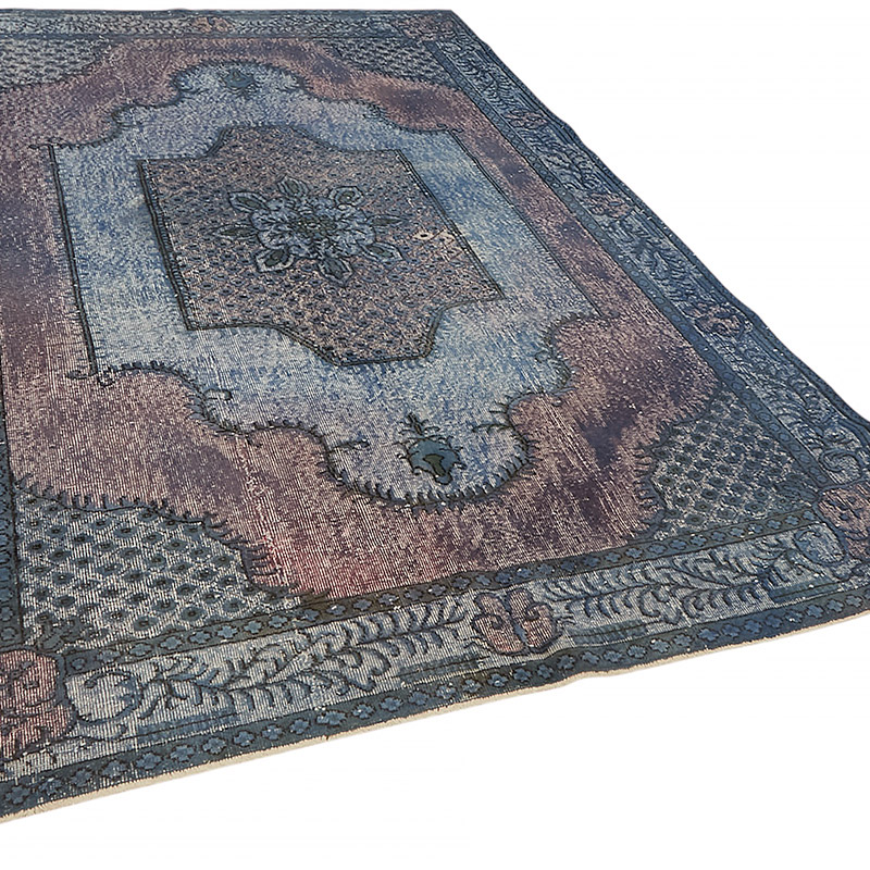 Alfombra Tallada a Mano Sobre Teñida - 191 cm x 300 cm - K0080787