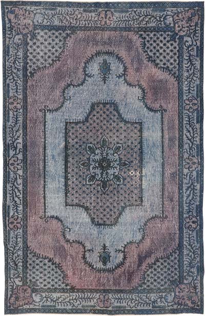 Alfombra Tallada a Mano Sobre Teñida - 191 cm x 300 cm