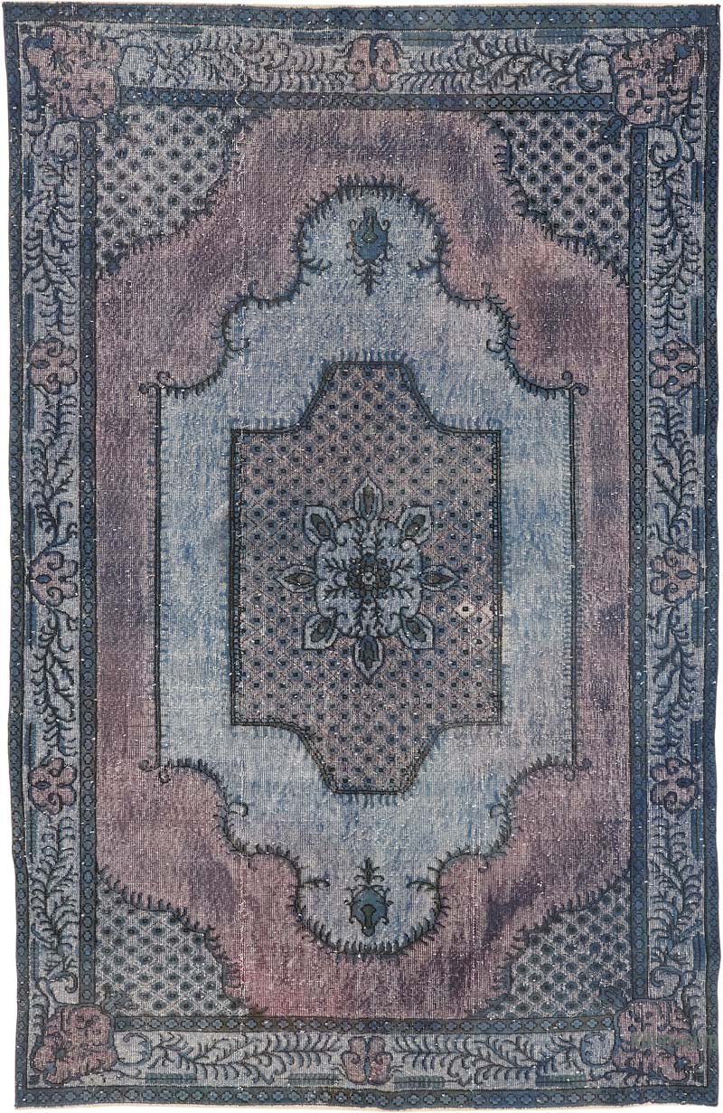 Alfombra Tallada a Mano Sobre Teñida - 191 cm x 300 cm - K0080787