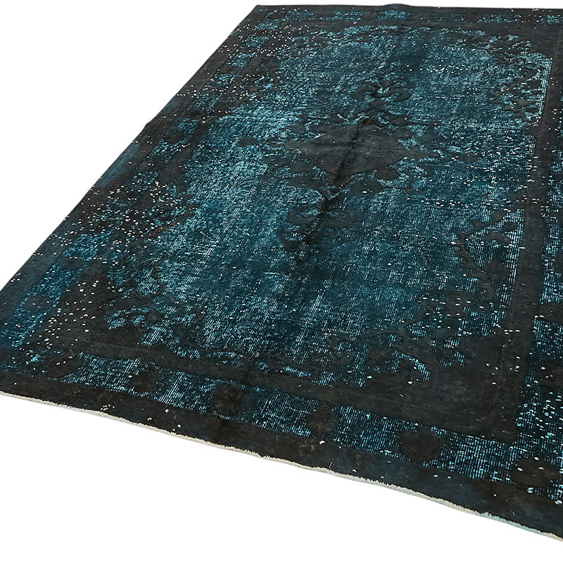 Alfombra Tallada a Mano Sobre Teñida - 157 cm x 253 cm - K0080788
