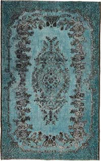Alfombra Tallada a Mano Sobre Teñida - 175 cm x 276 cm