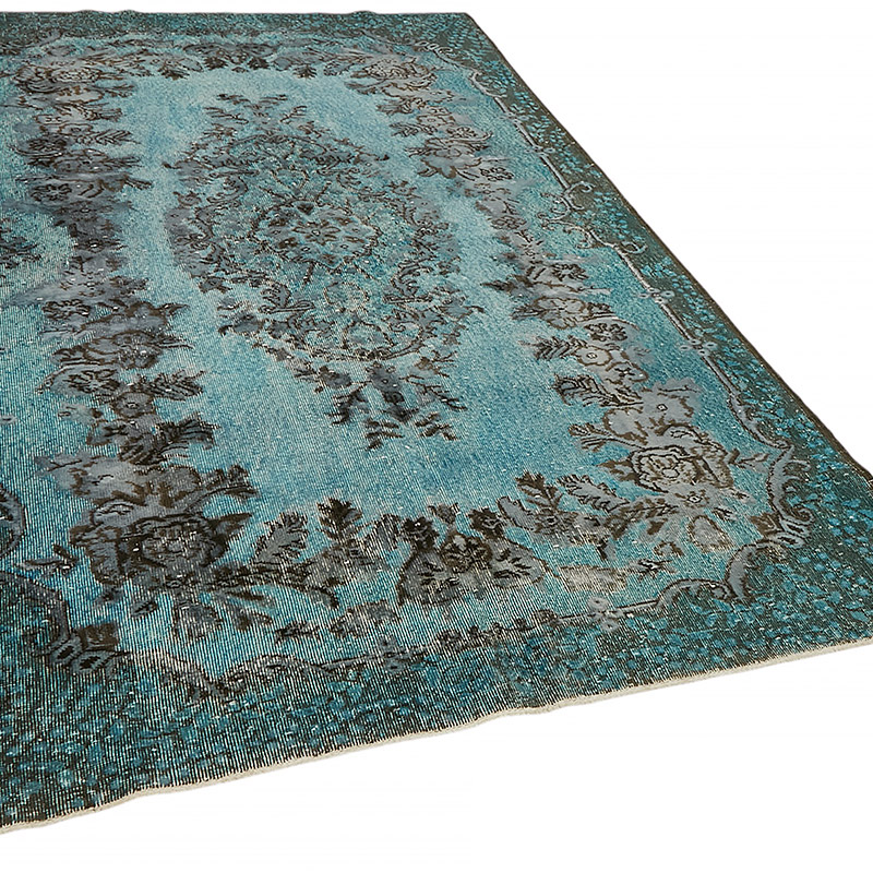 Alfombra Tallada a Mano Sobre Teñida - 175 cm x 276 cm - K0080789