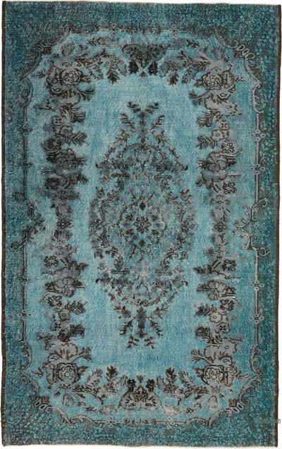 Alfombra Tallada a Mano Sobre Teñida - 175 cm x 276 cm