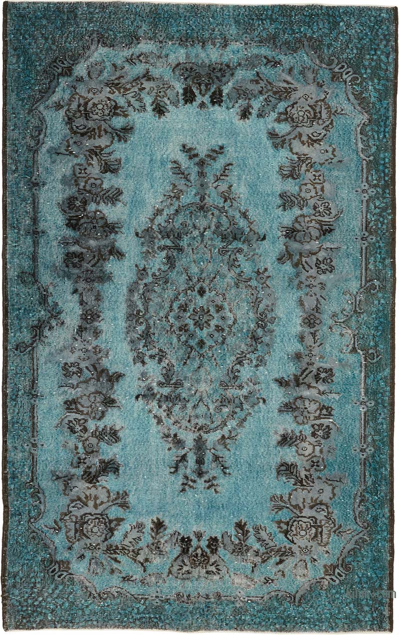 Alfombra Tallada a Mano Sobre Teñida - 175 cm x 276 cm - K0080789