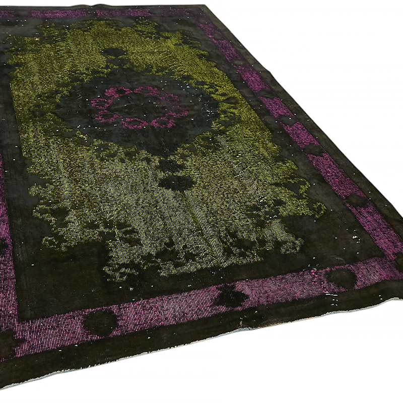 Alfombra Tallada a Mano Sobre Teñida - 168 cm x 282 cm - K0080790