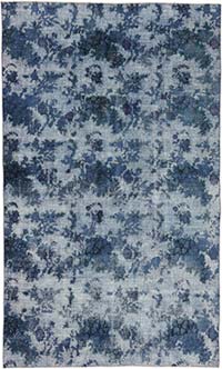 Hand Carved Over-Dyed Rug - 5' 4" x 8' 10" (64" x 106")
