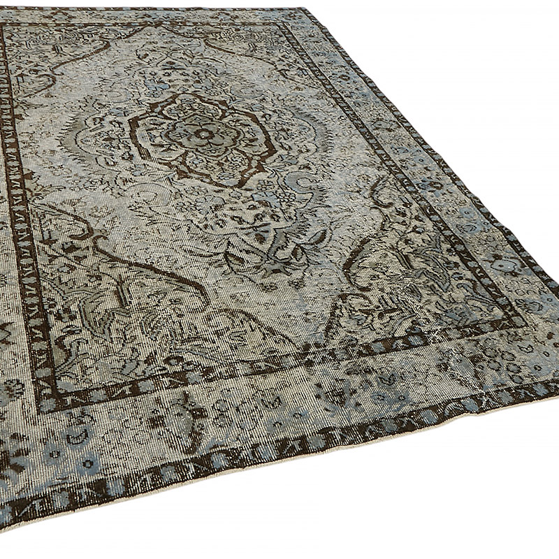 Hand Carved Over-Dyed Rug - 5' 11" x 8' 10" (71" x 106") - K0080796