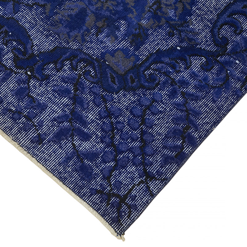 Hand Carved Over-Dyed Rug - 6' 7" x 9' 7" (79" x 115") - K0080799