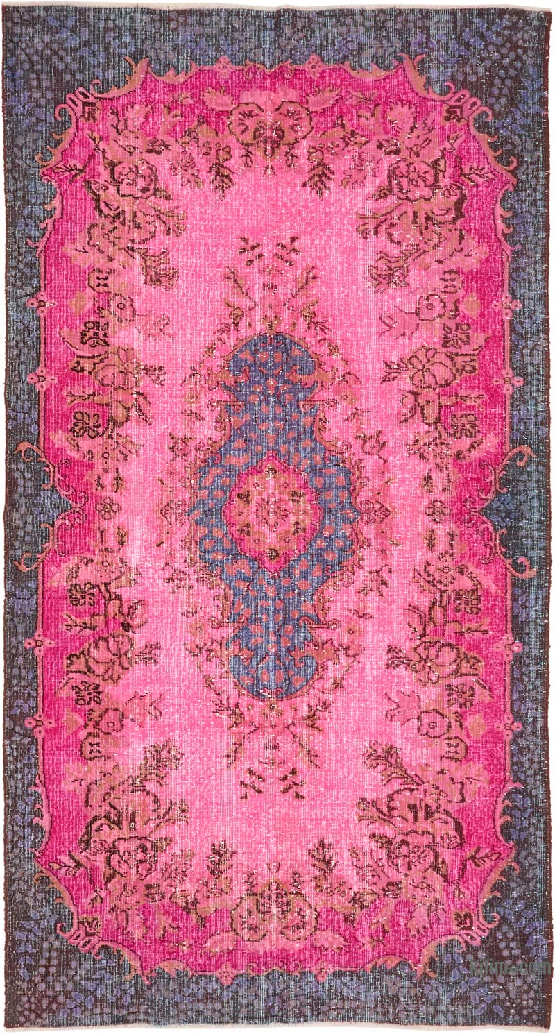 El Oyması Boyalı Halı - 156 cm x 292 cm - K0080800