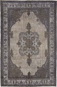 Hand Carved Over-Dyed Rug - 6' 11" x 10' 6" (83" x 126")