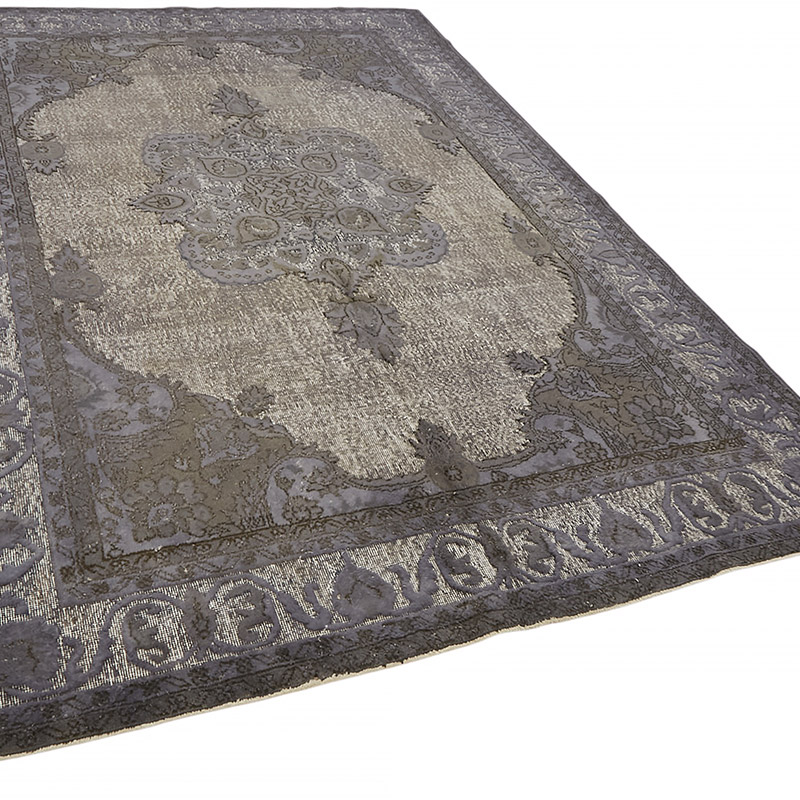 Alfombra Tallada a Mano Sobre Teñida - 210 cm x 321 cm - K0080802