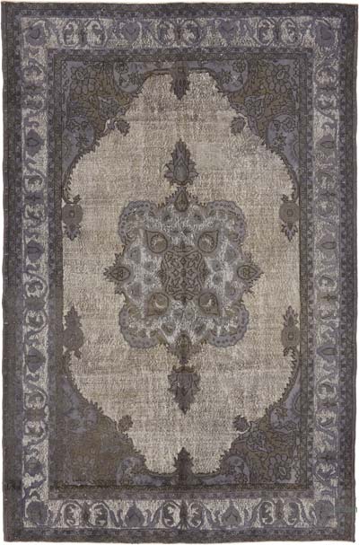Hand Carved Over-Dyed Rug - 6' 11" x 10' 6" (83" x 126")