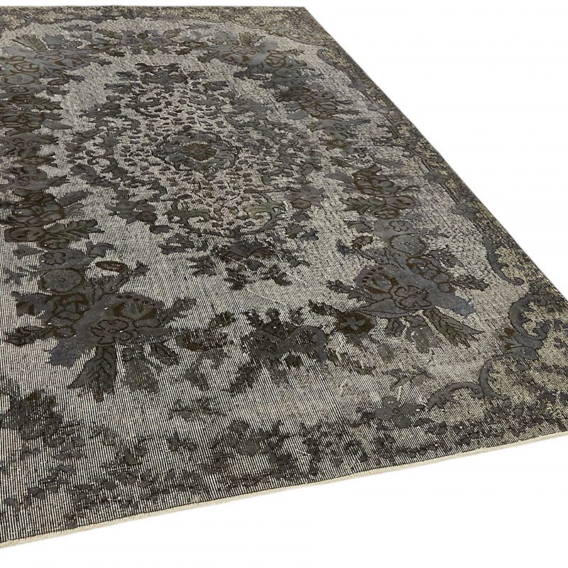 Alfombra Tallada a Mano Sobre Teñida - 163 cm x 260 cm - K0080804