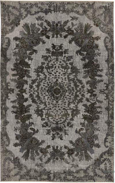 Hand Carved Over-Dyed Rug - 5' 4" x 8' 6" (64" x 102")