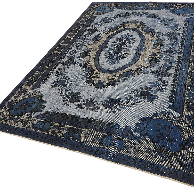 Alfombra Tallada a Mano Sobre Teñida - 187 cm x 310 cm - K0080805