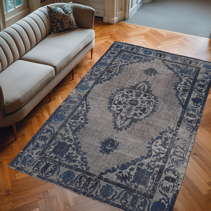 El Oyması Boyalı Halı - 176 cm x 276 cm - K0080806