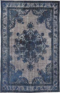 Hand Carved Over-Dyed Rug - 6' 3" x 9' 10" (75" x 118")