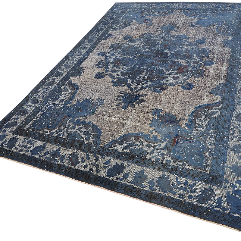 Hand Carved Over-Dyed Rug - 6' 3" x 9' 10" (75" x 118") - K0080807