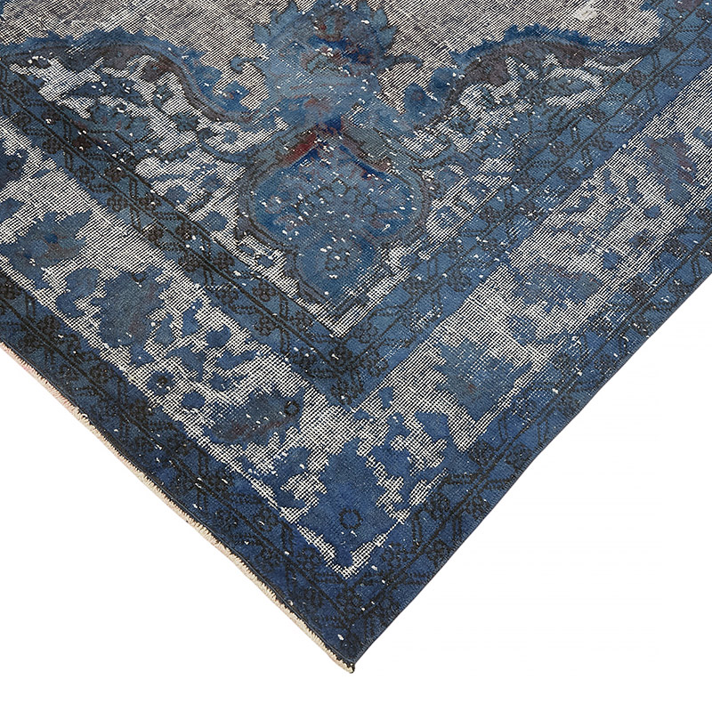 Hand Carved Over-Dyed Rug - 6' 3" x 9' 10" (75" x 118") - K0080807
