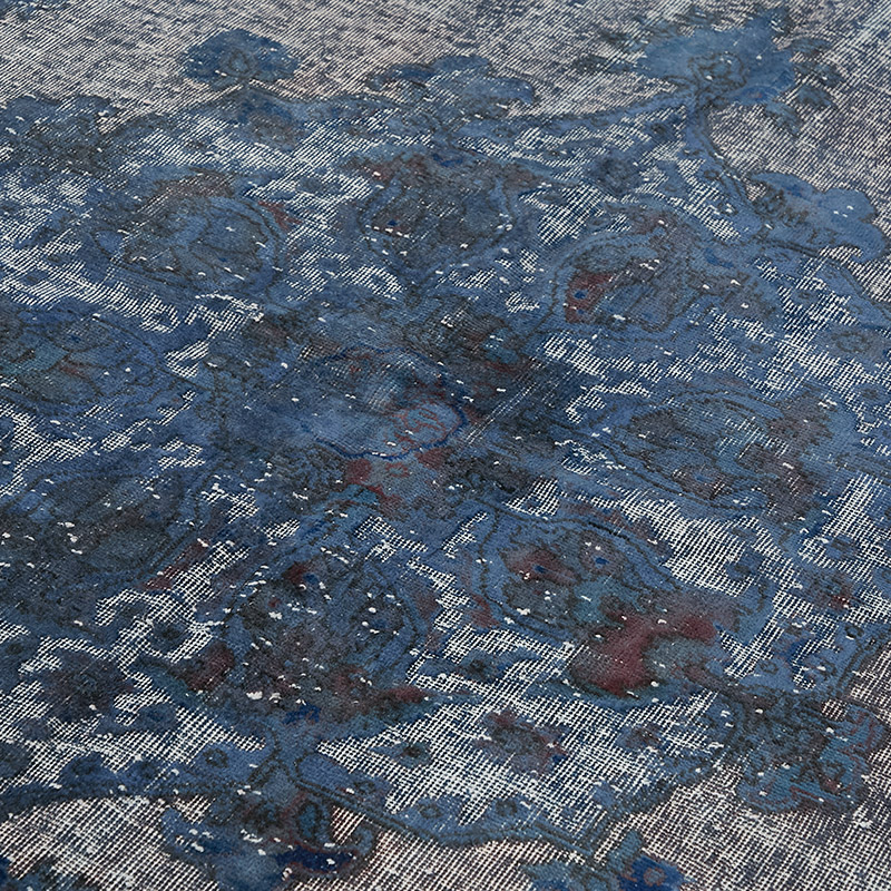Hand Carved Over-Dyed Rug - 6' 3" x 9' 10" (75" x 118") - K0080807