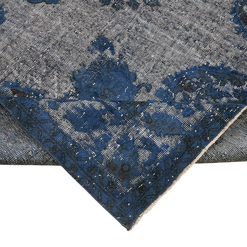 Hand Carved Over-Dyed Rug - 6' 3" x 9' 10" (75" x 118") - K0080807
