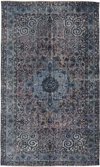 Alfombra Tallada a Mano Sobre Teñida - 164 cm x 270 cm