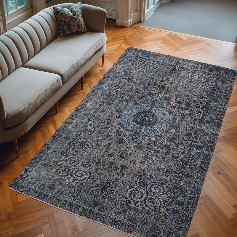 El Oyması Boyalı Halı - 164 cm x 270 cm - K0080808