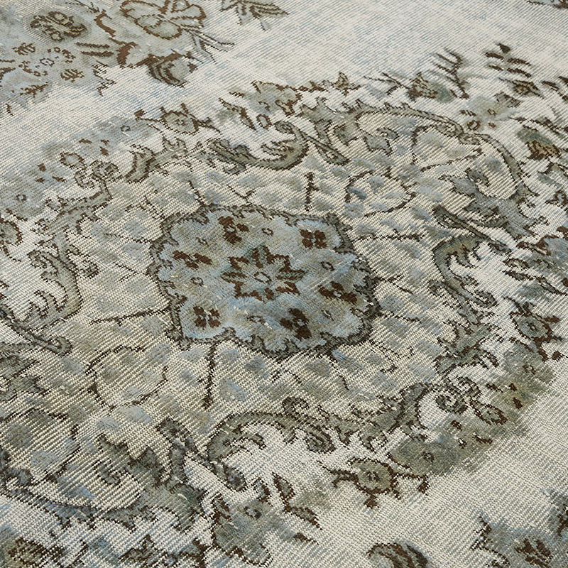 Alfombra Tallada a Mano Sobre Teñida - 196 cm x 287 cm - K0080810