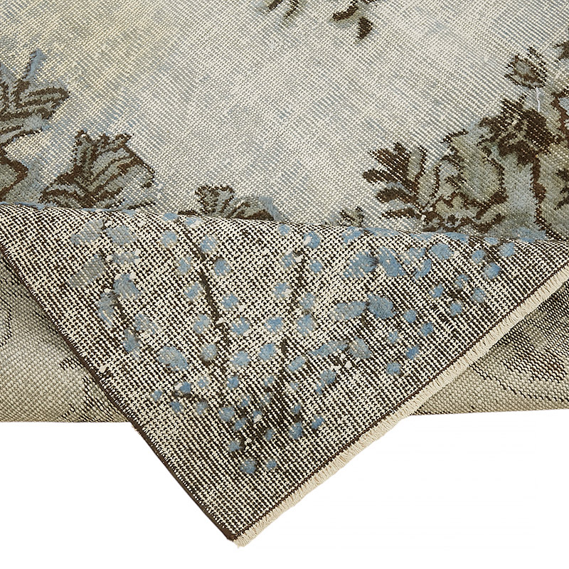 Alfombra Tallada a Mano Sobre Teñida - 196 cm x 287 cm - K0080810