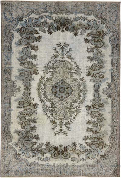 El Oyması Boyalı Halı - 196 cm x 287 cm