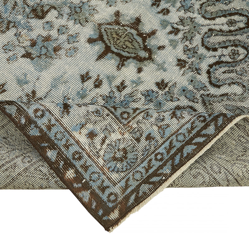 Alfombra Tallada a Mano Sobre Teñida - 165 cm x 263 cm - K0080812