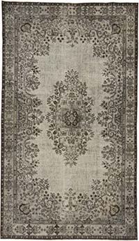 El Oyması Boyalı Halı - 191 cm x 334 cm