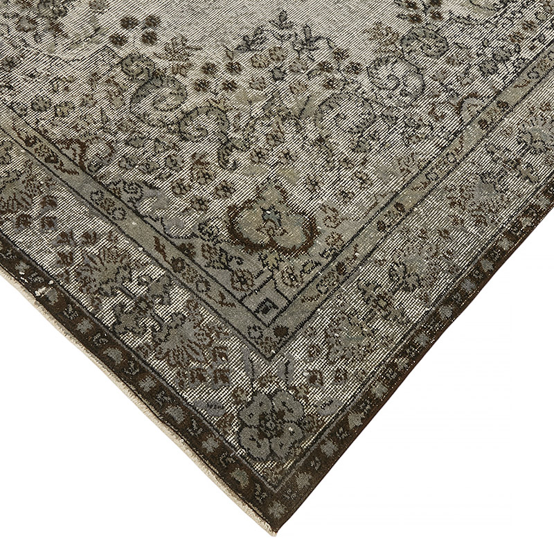 Alfombra Tallada a Mano Sobre Teñida - 191 cm x 334 cm - K0080813