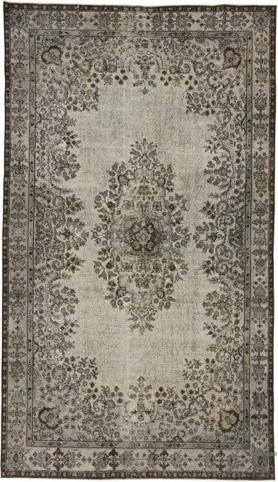 El Oyması Boyalı Halı - 191 cm x 334 cm