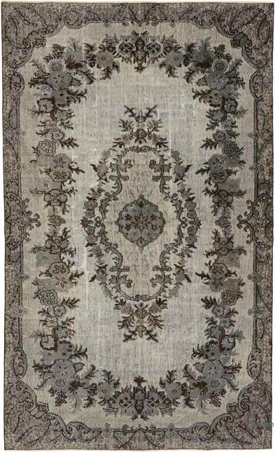 El Oyması Boyalı Halı - 182 cm x 294 cm