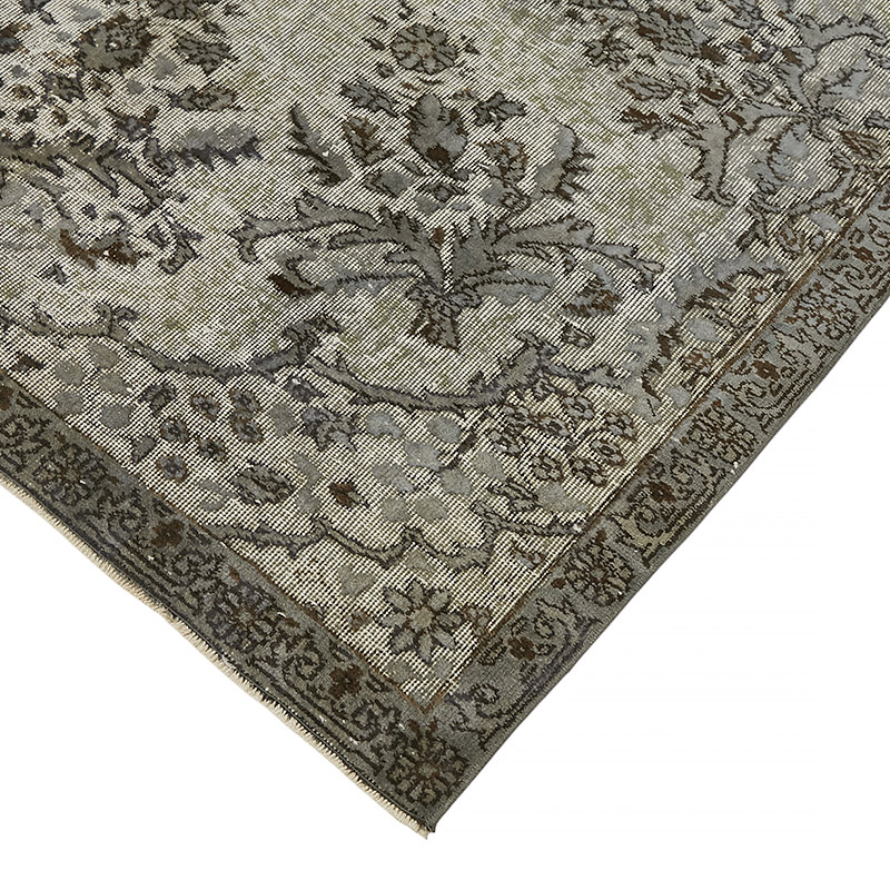Hand Carved Over-Dyed Rug - 5' 4" x 8' 7" (64" x 103") - K0080816