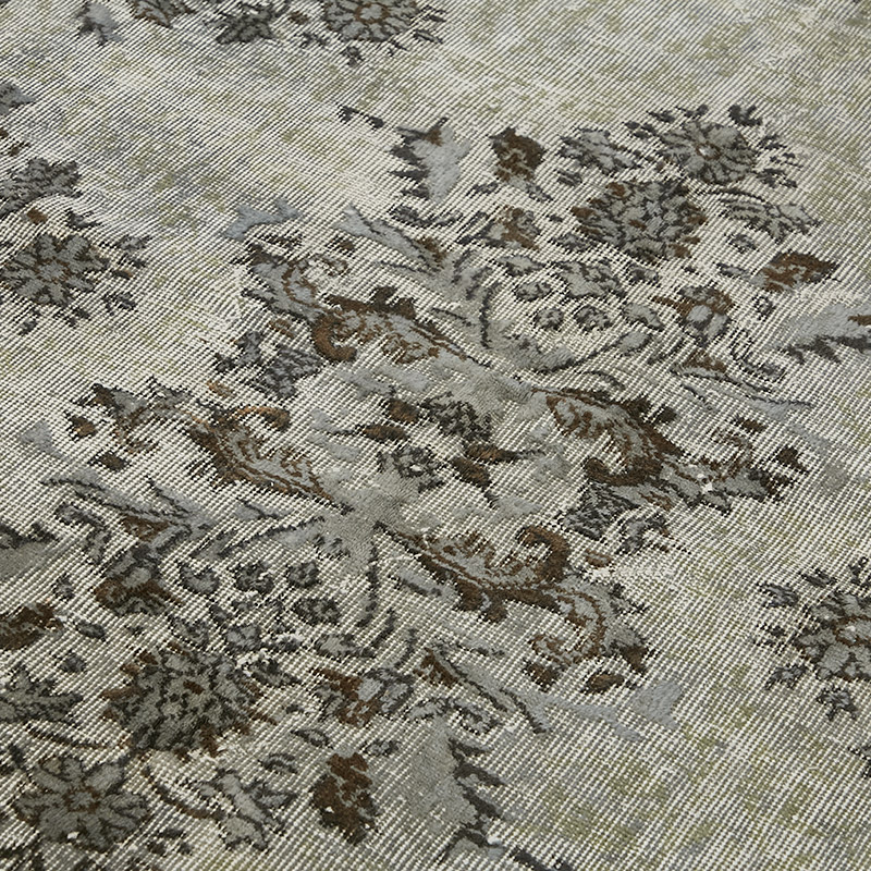 Hand Carved Over-Dyed Rug - 5' 4" x 8' 7" (64" x 103") - K0080816