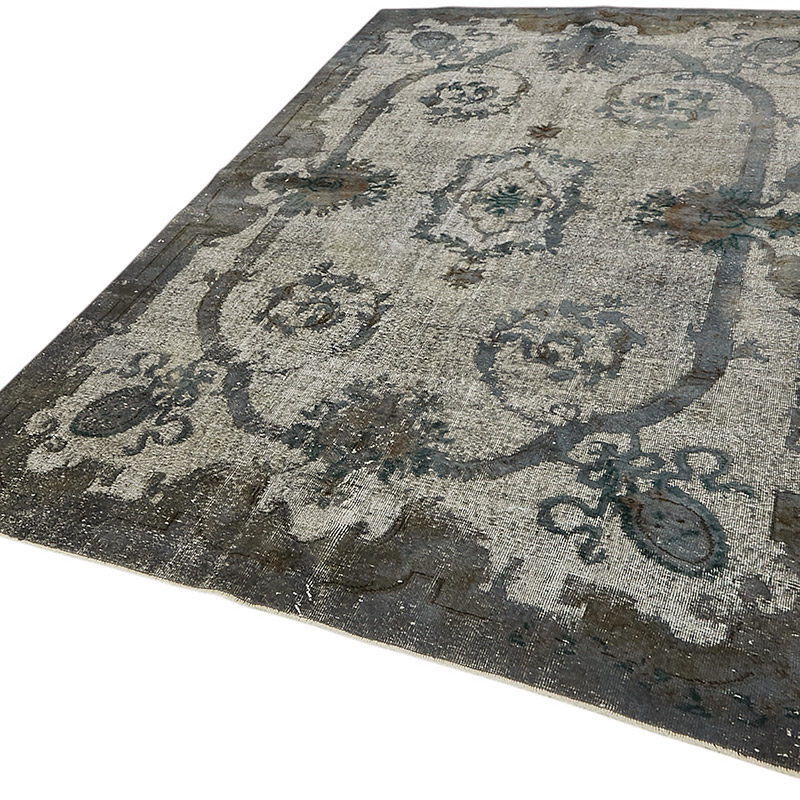 Alfombra Tallada a Mano Sobre Teñida - 188 cm x 294 cm - K0080819