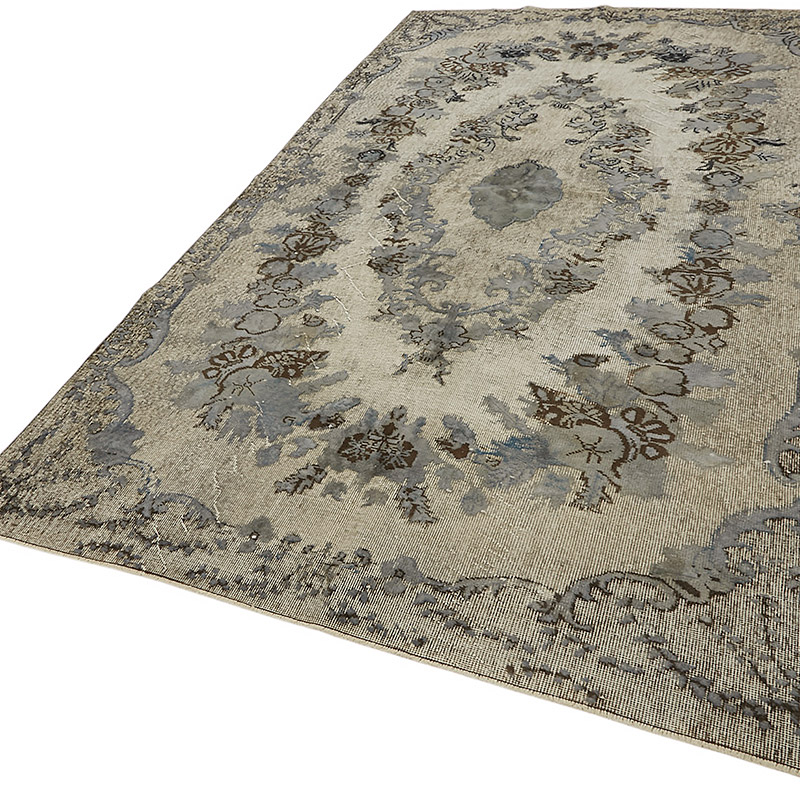 Alfombra Tallada a Mano Sobre Teñida - 170 cm x 301 cm - K0080821