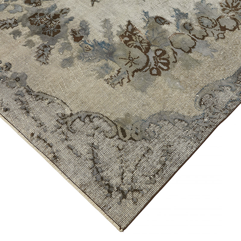 Alfombra Tallada a Mano Sobre Teñida - 170 cm x 301 cm - K0080821