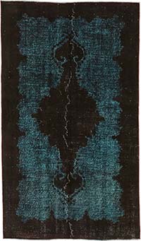 El Oyması Boyalı Halı - 151 cm x 255 cm